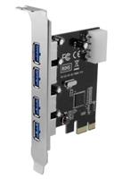 כרטיס הרחבה Gold Touch PCIe Card 4 Port USB 3.0