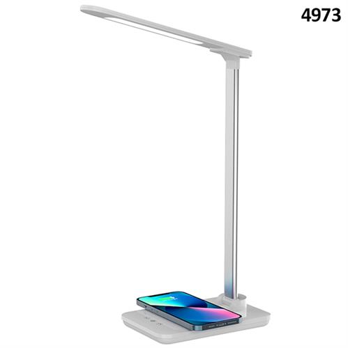 מנורת לד שולחנית ומטען אלחוטי 10W דגם 4973