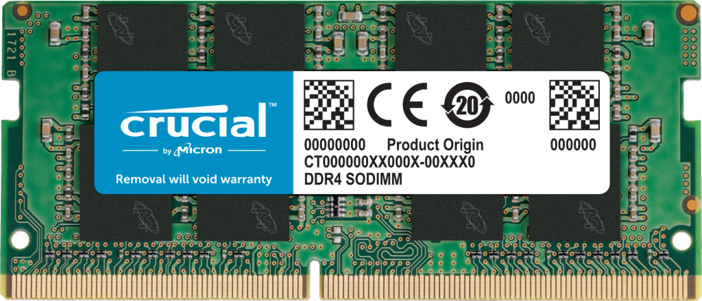 זיכרון לנייד – Crucial SODIMM 16GB DDR4 3200Mhz