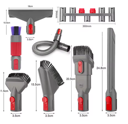 מארז חלקי חילוף 8 חלקים -  מתאים לדייסון Dyson V7 V8 V10 V11 V15