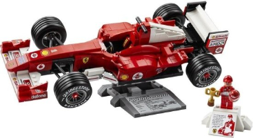 לגו טכני - מכונית  פרארי ומייקל שומאכר - LEGO  Ferrari F2004 and Michael Schumacher11375