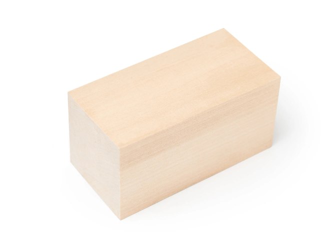 עץ לגילוף דמויות 100X50X50 ממ BASSWOOD