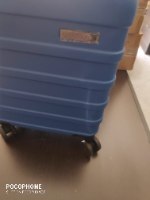 תצוגה! נא לראות את התמונה 2 ו 3 (7) טרולי קשיח עליה למטוס CABIN MAX ANODE 30L AEGEAN BLUE 45x36x20