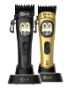 שחור ופאנל נוסף באריזה זהב - מכונת תספורת Pacific Royal+ Plus R4 black & gold Flash