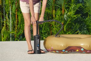 משאבת ניפוח ידנית לניפוח אוויר ידני פעולה כפולה (37 סמ) 62086 מבית BESTWAY