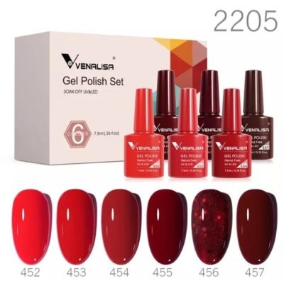סט 6 צבעים דגם 2205 ונליסה VENALISA