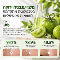 מסכת פילינג חימר ועגבניות ירוקות לניקוי עמוק וטיפול בפגמים מבית FULLY
