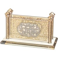 מחזיק גפרורים מקריסטל זהב