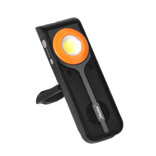 פנס עבודה LED נטען 6W 600 לומן עם רמקול Bluetooth 5W – Hunter דגם 101711-021