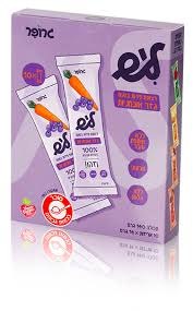 מארז של 10 יח' רצועות גזר ואוכמניות