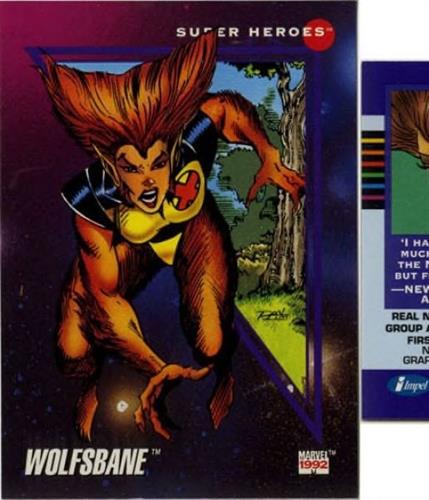 קלף בודד מארוול marvel - wolfsbane - Universe Series 3 - 29