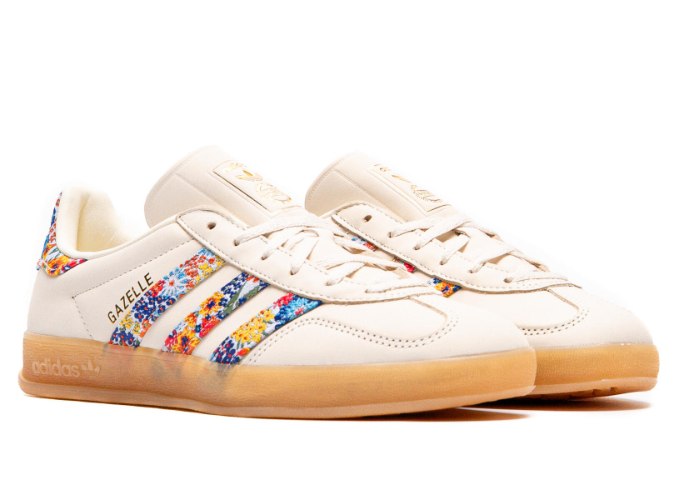 סניקרס אדידס Adidas Spezial לבן פרחוני