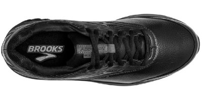 BROOKS | ברוקס - נעלי הליכה גברים 2 4E Addiction Walker שחור שחור עור | ברוקס גברים