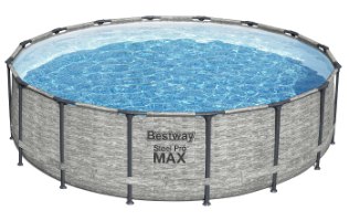בריכת אולטרה עגולה בריקים MAX (488X122 סמ) 5619E מבית BESTWAY