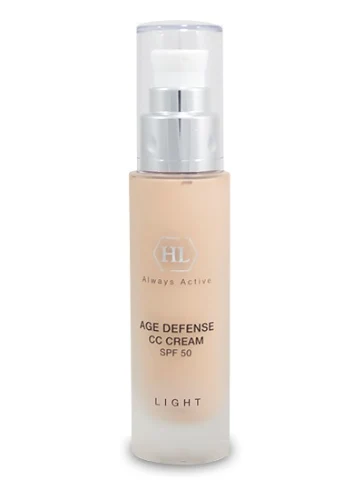 קרם CC צבע בהיר עם הגנה 50 - Holy Land Age Defence CC Light Cream SPF50