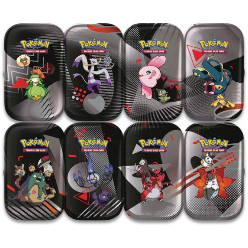 פוקימון מיני טין בודד Pokémon Scarlet & Violet SV-10.5 Black bolt and White flare Mini Tins