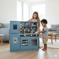 מטבח לילדים מעץ טופז W10C955 מאת בית העץ