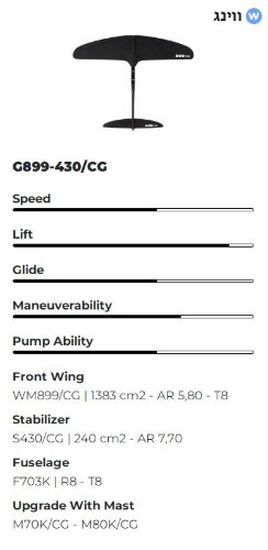 Glider 899-430 Carbonglass