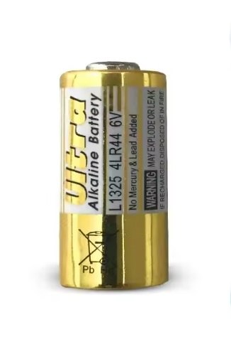 ULTRA 4LR44 L1325F ALKALINE battery 6V סוללה למצלמות 4LR44/L1325F/544A/A544