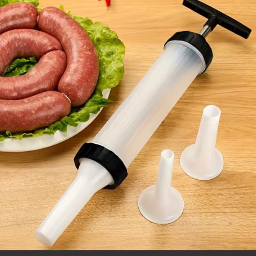 מכשיר ידני להכנת ומילוי נקניקיות