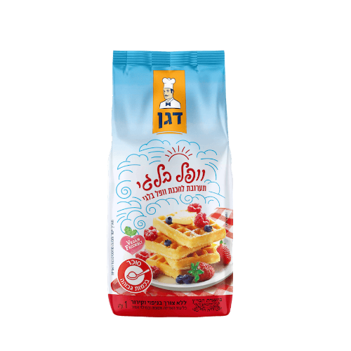 תערובת להכנת וופל בלגי  - ללא צורך בניפוי