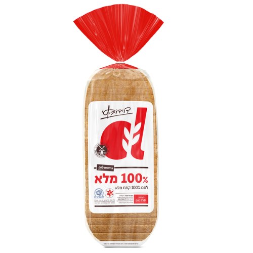 לחם קמח מלא 100%