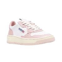 Autry Medalist Low Sneakers White Pink