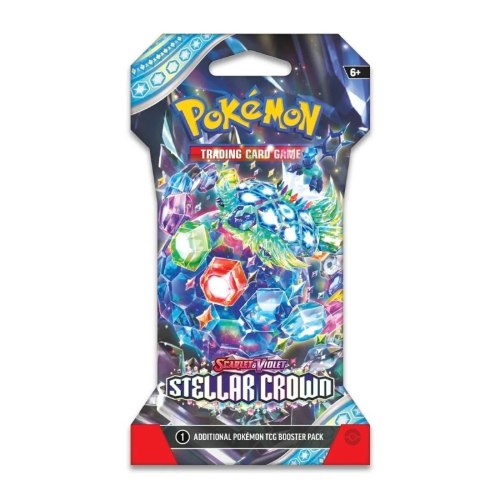 חבילת קלפים פוקימון Pokémon Stellar Crown SV07 Sleeved Booster