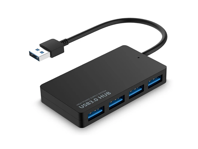 USB רכזת 3.0 5Gbps במהירות גבוהה 4 נמל Hub 2.0 Multiport ספליטר כוח מתאם עבור Lenovo Xiaomi מחשב ניי
