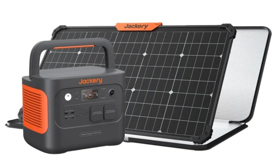 סט תחנת כוח ניידת ג'קרי Jackery Explorer 1000 Plus עם פאנל סולארי SolarSaga 80W