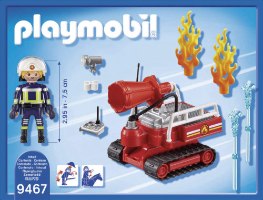 פליימוביל 9467 תותח מים לכיבוי אש במבצע! PLAYMOBIL   