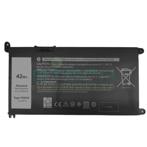 סוללה מקורית למחשב נייד Dell Vostro 14 42WH WDX0R