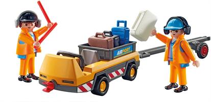 פליימוביל 5396 צוות קרקע ומסוע מטענים - מתחבר למטוס