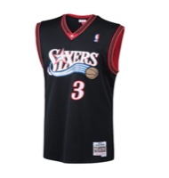 Philadelphia 76ers Allen Iverson 2000-01 Road Swingman Jersey by Mitchell & Ness