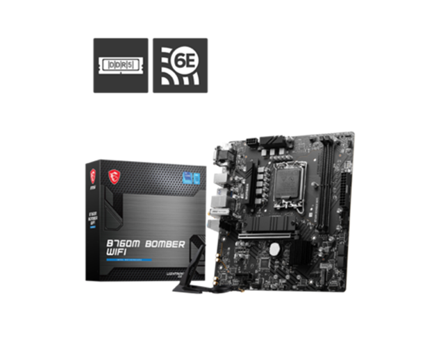 לוח אם MSI B760M BOMBER WIFI DDR5