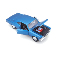 מאיסטו - דגם שברולט שבל 1966 - Maisto Chevrolet Chevelle SS 396 Blue 1:24