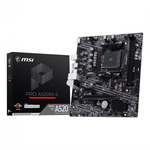 לוח אם MSI PRO A520M-S AM4 DDR4