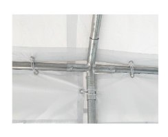 אוהל לאירועים בגודל 6X12 מטר קונסטרוקציה כפולה