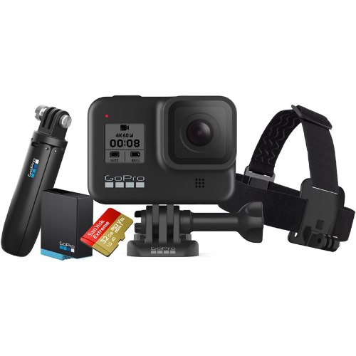 באנדל מצלמת אקסטרים GoPro Hero8 Black Bundle