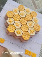 תבנית כוורת דבורים מסיליקון- תבנית גדולה לאפייה