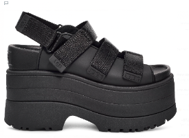 UGG סנדל פלטפורמה 1167431 BLK גולדן רייז שחור