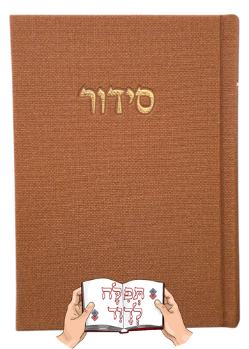 סידור קורדרוי חום אדמה