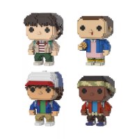 פופ דברים מוזרים רבעייה - POP 8 Bit Stranger Things 4pk