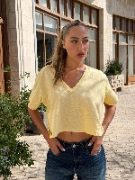 TEE V-S CROP
