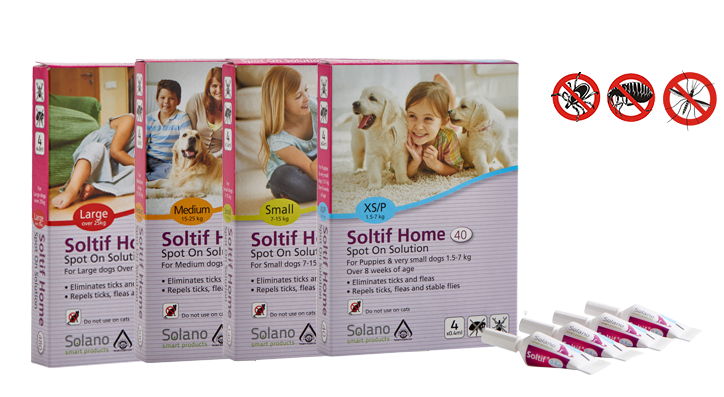 Soltif Home P/XS לכלבים שמשקלם בין 1.5-7 ק"ג