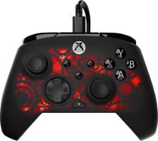 בקר משחק חוטי Turtle Beach Rematch Advanced Wired Afterglow Ignite – בקר שחור עם תאורת הילוכים