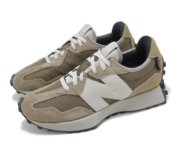 סניקרס New Balance NB 327 חום לבן
