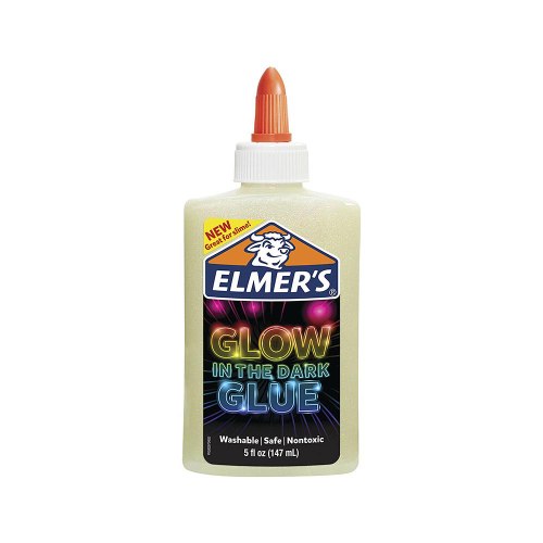 דבק  אלמרס זוהר בחושך צבע צהוב 147 גרם - ELMERS