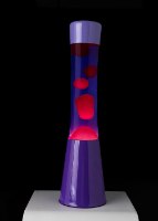 מנורת לבה צבע סגול מדורג Gradient Purple - מארז לא מושלם
