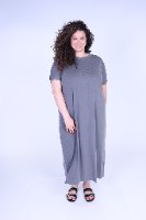 שמלת לירון אפורה